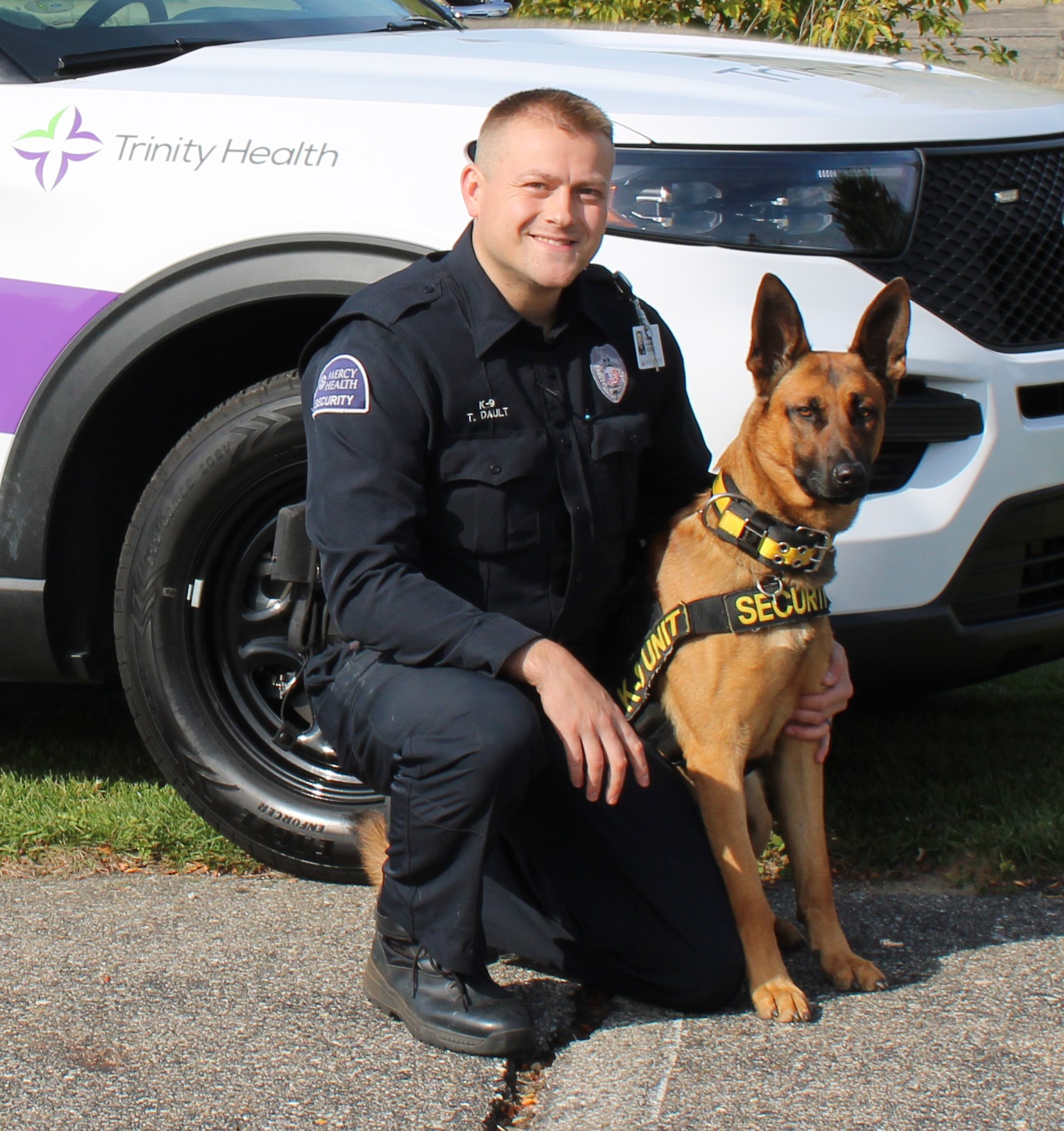 Officer Tim with Zan