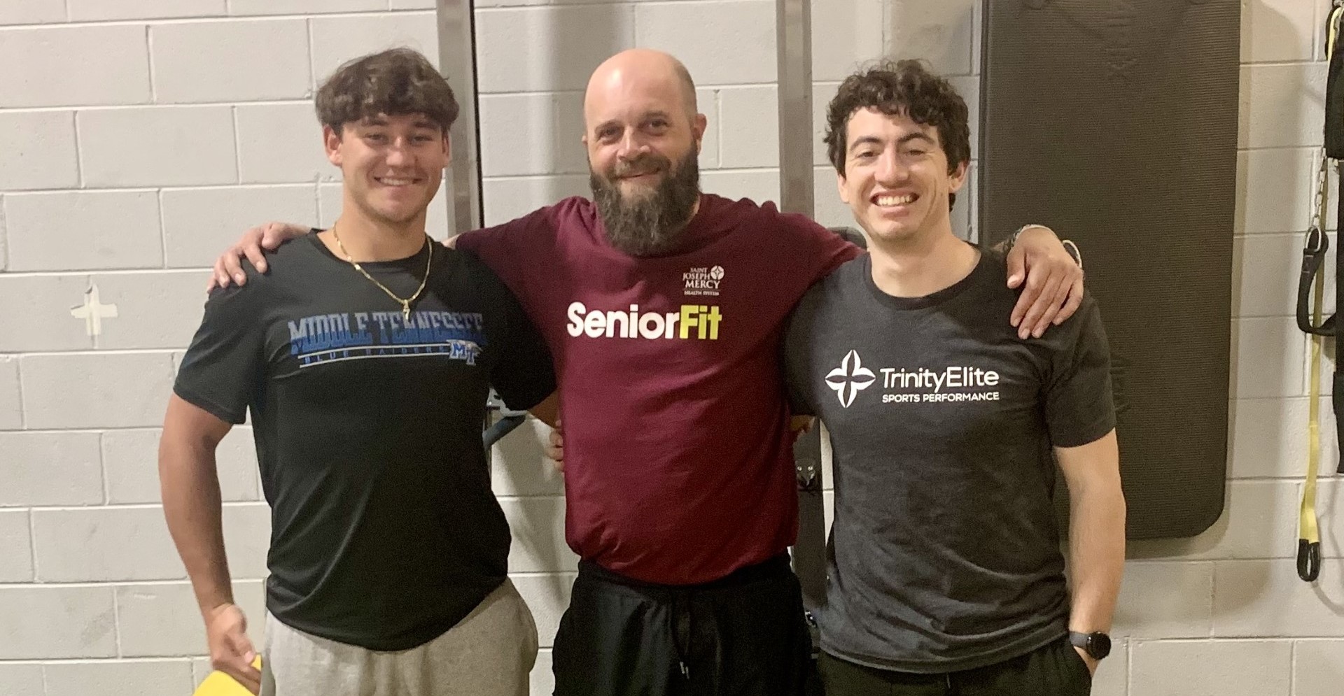 three Senior Fit instructors