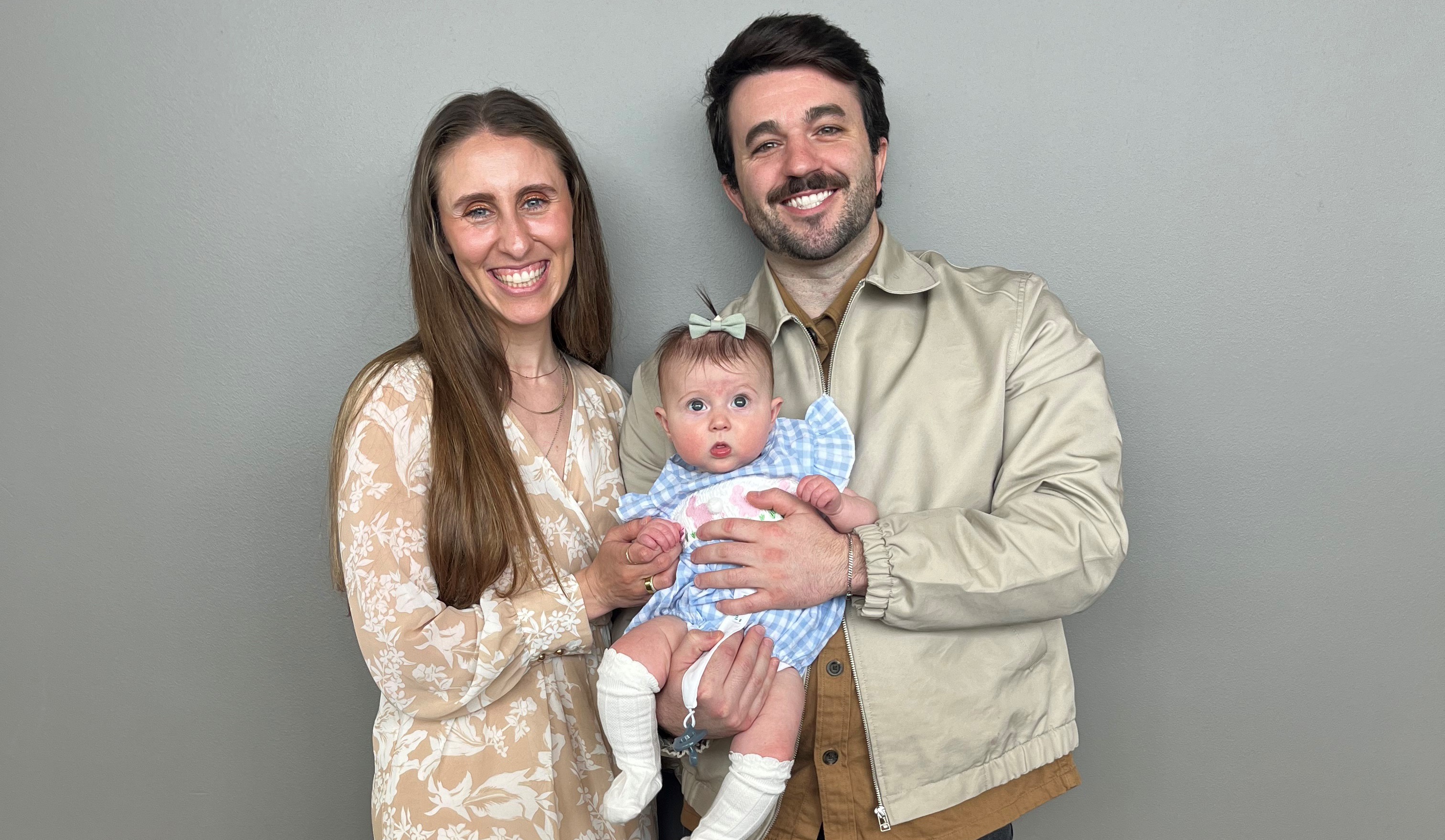 Yost family with baby