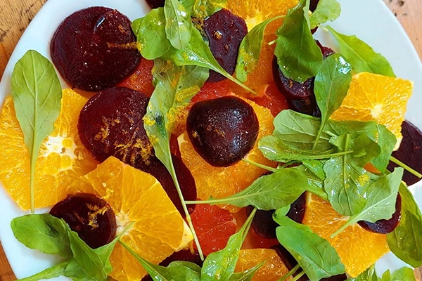 Citrus and beet salad