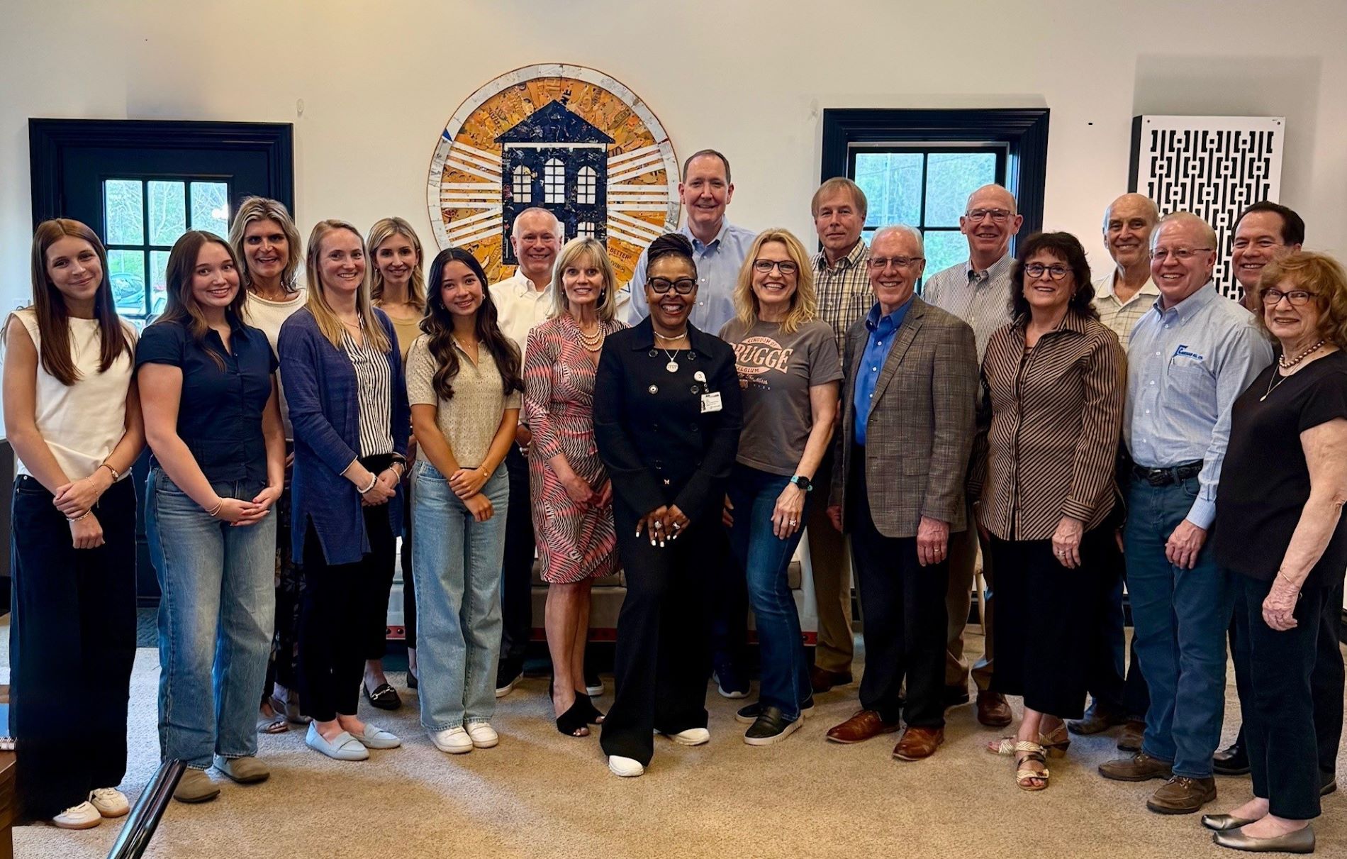 Community Leadership Council members in a group