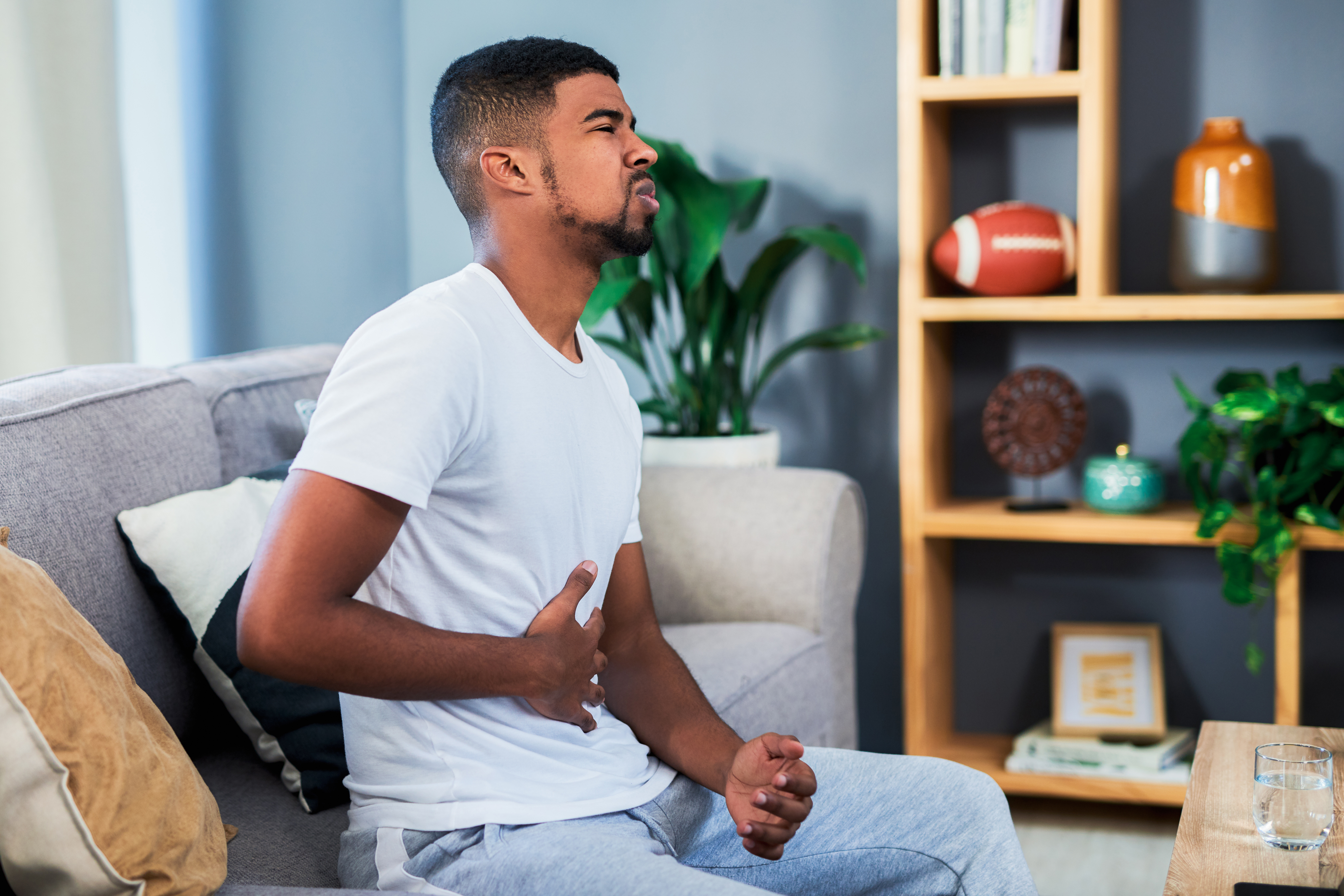 Man with Hernia